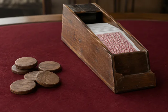 Bàn baccarat — ảnh minh họa AI